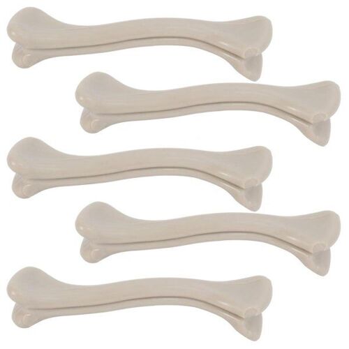 Lot De 5 Os À Mâcher Indestructibles Pour Les Mâcheurs Agressifs - Durables, Savoureux, Favorisent La Santé Bucco-Dentaire Et Réduisent L'anxiété
