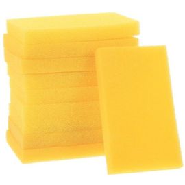 Lot De 10 Éponges Filtrantes En Nid D'abeille Pour Aquariums ¿ Supports De Nettoyage Haute Efficacité Pour Aquariums D'eau Douce Et D'eau Salée
