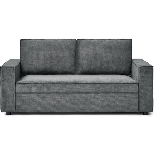 Canapé Convertible Express En Tissu "Clara" - 185 X 90 X 88 Cm - Gris