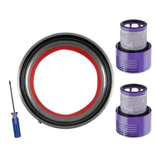 Bague d¿étanchéité fixe supérieure du bac à poussière compatible avec le remplacement du bac à poussière V10 SV12 / avec les filtres V10 SV12