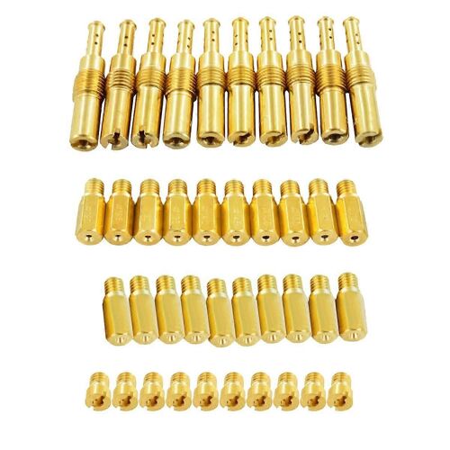 Pour Carburateur Keihin 30pcs Jets Principaux + 10pcs Slow / Pilot Jet Set