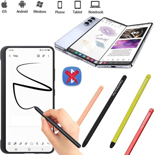 Stylet pour Samsung Galaxy Z Fold 5 et S Ultra, Compatible avec Z Fold 5, Stylet Tablette - Rouge