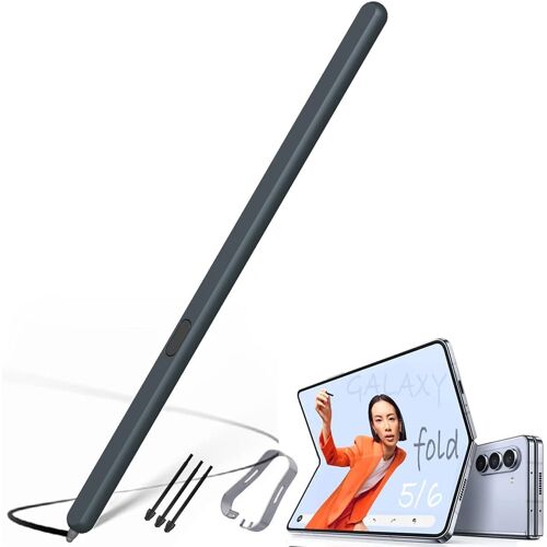 Kalanka-Galaxy S Pen Fold Edition Pour Galaxy Z Fold 6 Slim S-Pen/Galaxy Z Fold 5 Spens, Remplacement S Pen Pour Z Fold4/Fold3 Stylet + 3 Pointes/Pointes, Stylet À Niveau De Pression 4096-Gris-B