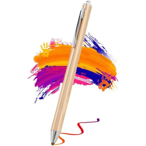 Kalanka-Stylet, Tête En Tissu Stylo À Écran Tactile Stylo Numérique Stylet Portable Pour Pour Samsung/Pour Lg/Pour Huawei/Pour Xiaomi Smartphones Et Tablette(Or)