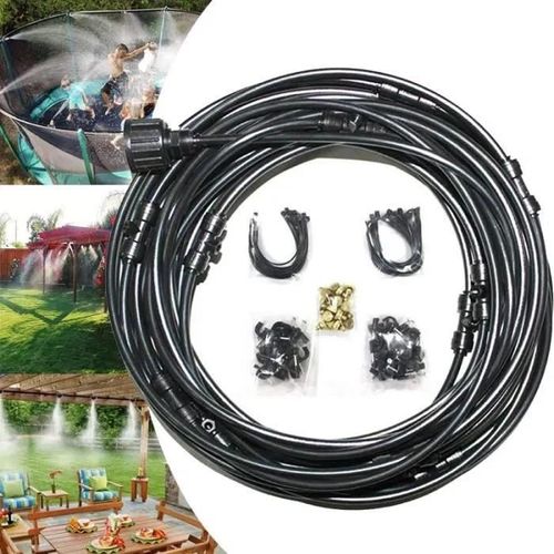 Système de Brumisateur Extérieur 9M - AZWIX - Noir - Refroidissement thermique jusqu\'à 20°C
