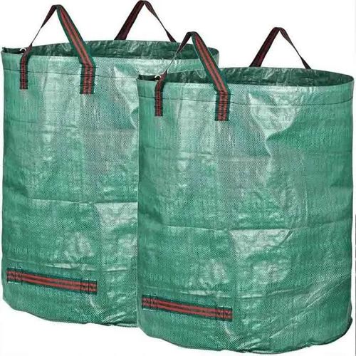 2X Sacs de Jardin 500L indéchirables