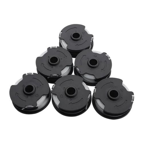 Lot de 6 bobines de fil de rechange pour coupe-bordures LIDL Parkside PRTA 20-Li A1 / B2 / C3 Accessoires pour coupe-bordures 27FT