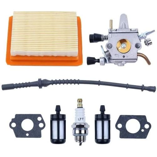 Carburateur Filtre à air Bougie d\'allumage Kit pour Débroussailleuse Stihl FS350 FS300 FS250 FS120 FS200 R FS020 FS202