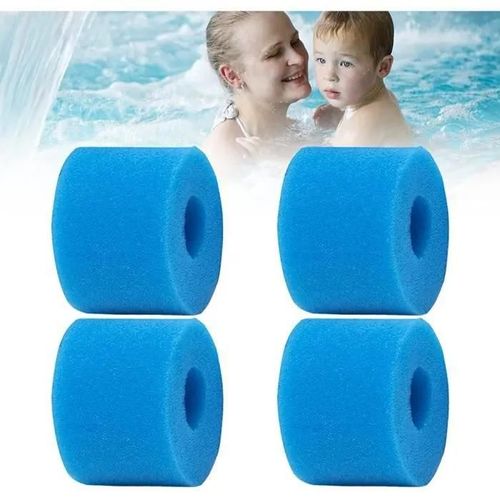 Cartouches de Filtre Type S1 pour Jacuzzi Intex 29001 E Pure Spa, Éponge Filtrante, Filtre en Mousse à Cartouche éponge Lavable