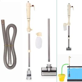 Aspirateur Électrique Pour Aquarium - Filter Tank De Poisson - Gris Beige - Facile À Installer Et À Utiliser