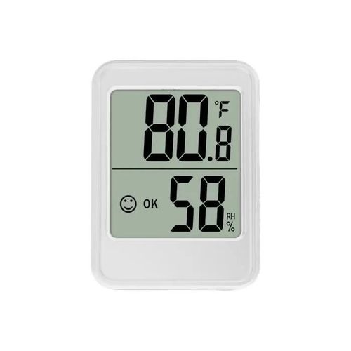 Thermomètre Intérieur, Hygromètre Thermomètre Électronique et Thermomètre d\'humidité pour Maison, Bureau, Serre, Entrepôt, Chambre