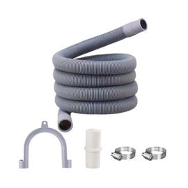 Tuyau de Machine à Laver - Universel - 3M - Blanc - Plastique - Synthétique