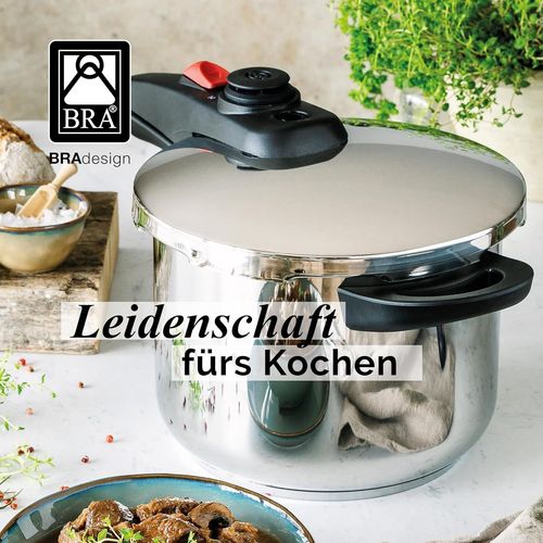Allure | Ensemble Duo D'Autocuiseurs Rapides De 4+6 Litres, Acier Inoxydable 18/10, Avec 2 Programmes De Cuisson Et Système De Verrouillage D'Ouverture, Adaptés À Tous Types De Cuisinières
