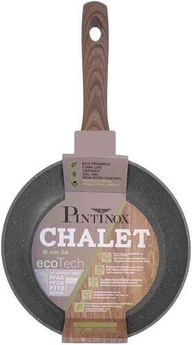 JEXNOVASHOP-Natura EcoTech Poêle 20 cm avec revêtement écologique effet pierre sans PFAS, PFOA, sans nickel sans PTFE, adapté à toutes les plaques de cuisson, y compris induction