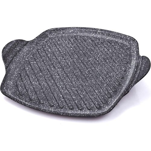 KALANKA-- Gusto - Grill carré en aluminium, Gris, 25/25 cm