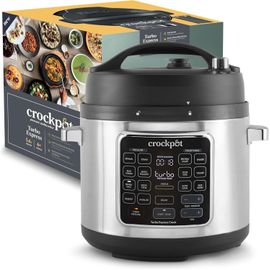 Turbo Express Multicuiseur Sous Pression | 14 Options De Cuisson En 1 | Mijotage, Cuisson Vapeur, Cuisson Sous Pression Et Plus | 5,6 L (6 Personnes Et Plus) | Csc062X