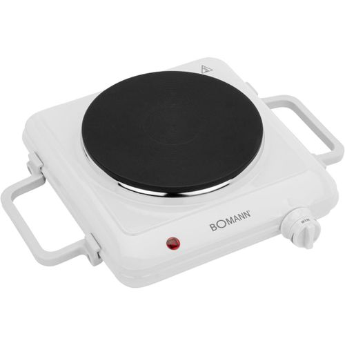 ASFASFq-Bomann EKP5027CB Plaque de cuisson 1500 Watts Thermostat réglable Blanc