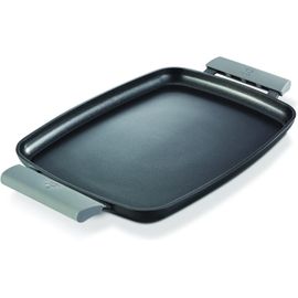 LETNERNY-16304104 Teppanyaki Poêle Grill Cast Aluminium Noir 47 X 29 X 5 Cm