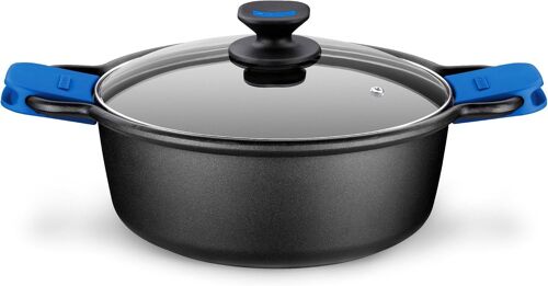 Subzonal-Monix Solid+ | Faitout Haut 32 Cm, Fonte D'aluminium Avec Antiadhésif Innovations Sans Pfoa, Compatible Toutes Sources De Chaleur Incluse Induction