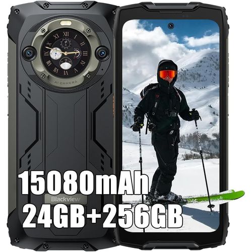 ChenQuanSarl-Bv9300Pro24Go256GoTelephonePortableIncassable2025Doublecran67FdhMtkG99Android13TlphoneDbloqu4G15080MahSmartphoneIncassableEtancheIp68NfcOtgGpsNoir