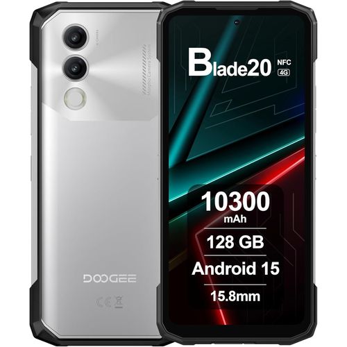 ChenQuanSarl-Blade20TelephoneIncassableAndroid1510300Mah20GoRam128GoRomcran66HdIps90Hz16MpAiCamaraOctaCoreTripleSlotNfcSmartphoneIncassableDoqu2025Argent