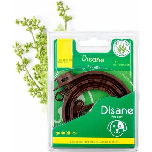 Chenquansarl-Collier Anti-Puces 100% Naturel Pour Chiens | 3 Mois De Protection Contre Tous Les Types D'insectes | Collier Antiparasitaire Formulé Sous Contrôle Vétérinaire