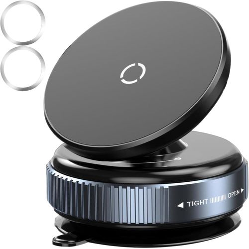 KALANKA-Support Téléphone Voiture Magnétique pour MagSafe, Support Magnétique Téléphone Voiture 360°, Ventouse Puissante pour Pare-brise/Miroir, Support Téléphone Voiture pour MagSafe iPhone 17 16 15