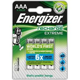 HEUE-Rechargez Extreme Lot De 4 Piles Aaa Rechargeables