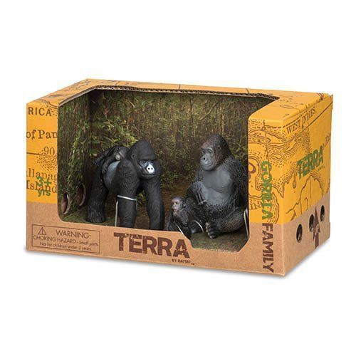 Terra - 44646 - Figurine - Famille De Gorille