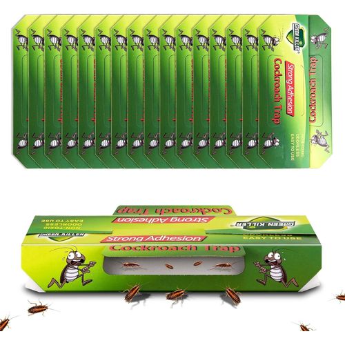 ASFASFq-25PCS Pièges à Cafards Collant Produit Anti Cafard Puissant Piege Anti Cafards Professionnel Attrape Cafards Non Toxique pour Jardin Maison Cuisine Salle de Bain Bureau