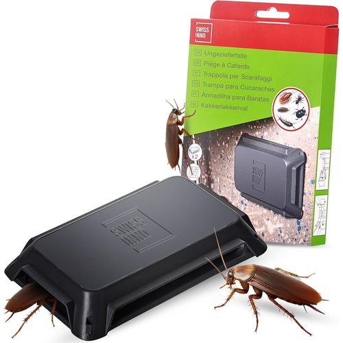 KALANKA-Piège à Cafards avec appât Alimentaire | Lot de 2 pièges à Insectes rampants ¿ Blattes Coléoptères Lépisma Poux du Bois Araignées ¿ Utilisation intérieure Longue durée