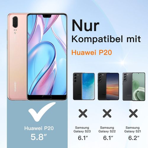 Trahoo-Coque De Protection Pour Huawei P20, Anti-Chocs, Anti-Rayures, Antidérapante, Anti-Traces De Doigts, Antidérapante
