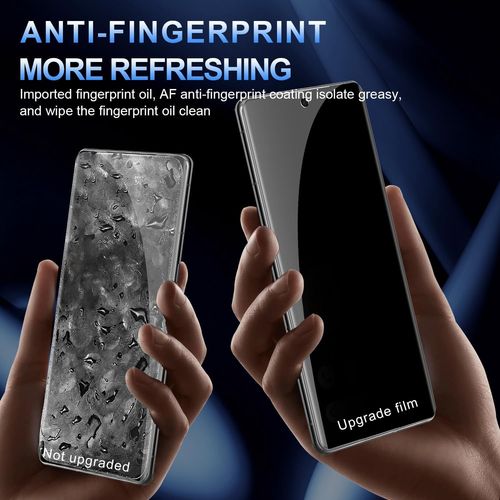 Cauc-Pour Google Pixel 7 Pro Anti-Espion Verre Trempé+ Caméra Arrière Protecteur 2+2 Pièces, 9h Dureté Privacy Verre Trempé Membrane Anti-Spy Protection D'écran Anti-Peeping