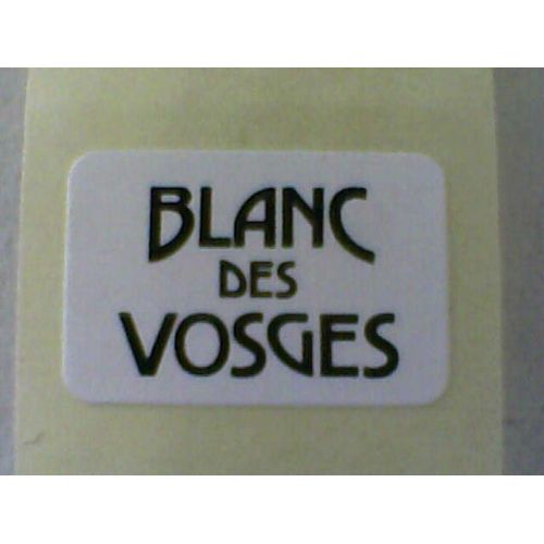 Lot 25 Vignettes Super U 2025 Blanc Des Vosges
