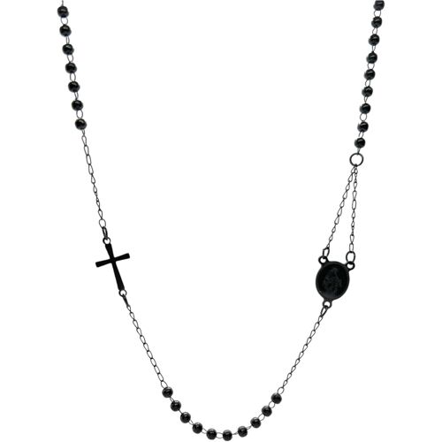 Kal-Collier Chapelet Femme Homme Acier Inoxydable 316l Argenté Doré Noir Hypoallergénique De Haute Qualité \U2013 Coffret Cadeau