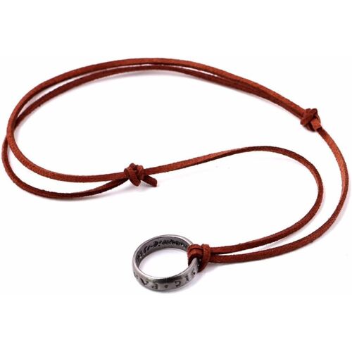 KAL-Collier Avec Bague En Métal, Sans Nickel, Nathan Drake, Avec Gravure « Sic Parvis Magna», Jeux Vidéo, Série Télé, Cosplay