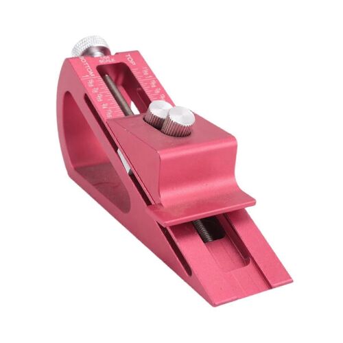 Jauge de hauteur de bloc de réglage réglable,outils de travail du bois de précision en aluminium pour toupie et scie à table A