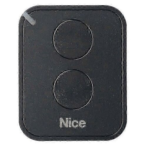 Télécommande NICE FLO2RE pour portes automatiques et portes de garage,émetteur ON2E/A avec deux boutons (pour portes NICE RB400 et NICE RB1000),noir