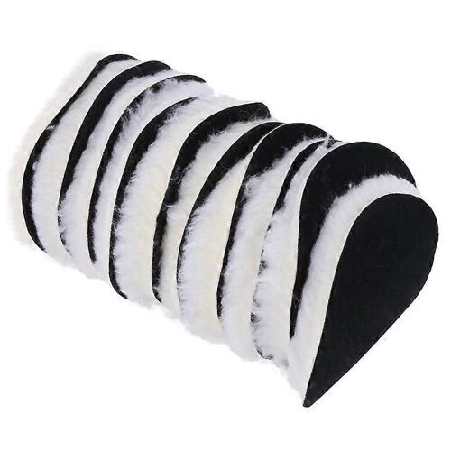 10 Pcs 125 Mm Tampon De Polissage De Voiture 5 Pouces Pouces Tampons De Cirage De Polissage De Laine Bonnet Entretien De La Peinture De Voiture Tampon De Polissage De Laine