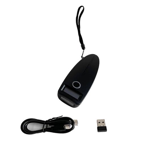 Lecteur de codes-barres Mini sans fil Bluetooth portable 1D 2D QR code-barres