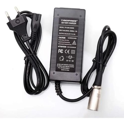 Chargeur De Batterie Au Plomb 24v 2a Pour Fauteuil Roulant 28.8v Pour Voiturette De Golf, Scooter Électrique Connecteur Xlr