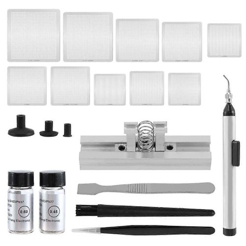 BGA Reballing Directement Heat Stencils Kit de soudure pour la réparation de retouches SMT
