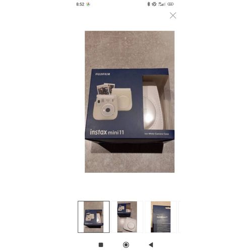 Fujifilm Instax Mini 11 Housse Ice Blanc