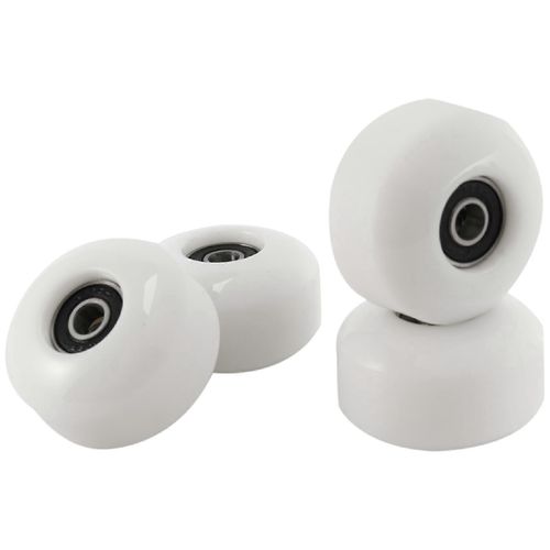 Roues De Skateboard Avec Roulements 52x30mm Roues En Pu (Lot De 4) Blanc