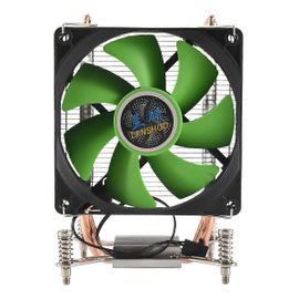 LANSHUO CPU Cooler 2 caloducs Refroidisseur Ventilateur (ventilateur unique 3 broches)