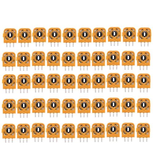 50pcs Joystick Potentiomètres Capteur Kit 10kohn Pour Manette Ps4