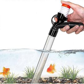 Nettoyeur De Gravier D'aquarium Kit D'aquarium Changeur D'eau À Longue Buse Pour Le Changement D'eau Et Le Nettoyage Du Gravier Filtrant - Sans Bpa