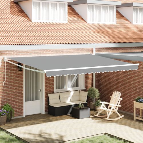 Vidaxl Cadre De Auvent Blanc 5 X 3 M Métal