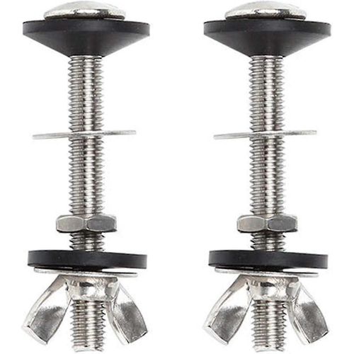 2pcs Fuite Toilette Couplage Étroit Citerne Boulons Fixations Réservoir Bassin Wc Toilet Toilette Bol D'eau