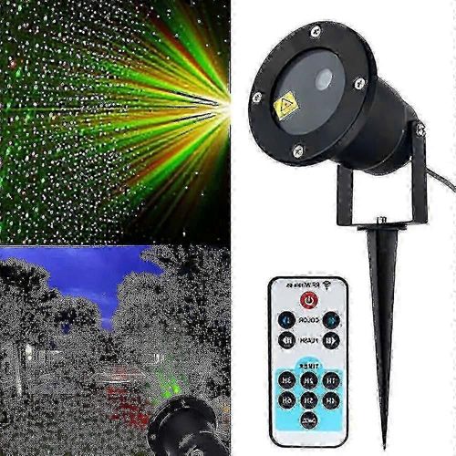 Lumière De Projecteur Laser Extérieur Vert Rouge Pour Jardin Pelouse Paysage Décor